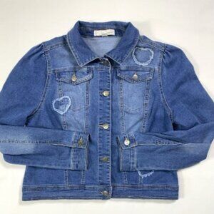 Est 1946 Denim Jacket Heart Detail M